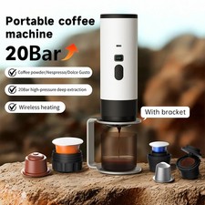 Nouveau Machine A café Expresso Electrique Portable Sans Fil USB 3 en 1 Capsules
