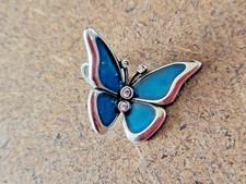 pendentif magnifique papillon  en argent 925 pour collier ou bracelet