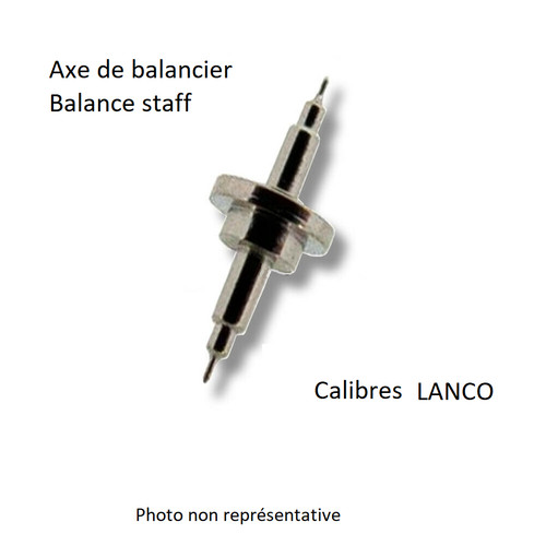 Axe balancier pour calibre - balancier,