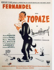 AFFICHE   POSTER   FERNANDEL TOPAZE