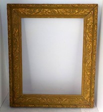 Cadre Bois Doré de Style Napoléon III - Feuillure 24 x 30cm