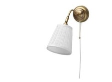 IKEA ARSTID - 1  Lampe / Application Murale / Abat-jour Blanc - comme Neuf