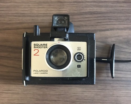 Vintage polaroid land camera - polaroid,