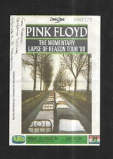 RARE / TICKET BILLET DE CONCERT - PINK FLOYD : LIVE A ROME ( ITALIE ) 1988