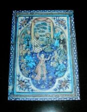 Miniature Encadré Ancienne Peinture Sur Soie Danseuse INDE PERSE