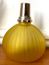 Joli Lampe Berger Verre Jaune Opaque ⭐H=12,5cm environ TBE Made in France