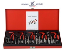 Kit Réparation Filetage 131 Pièces Taraud Foret Hélicoïdale M5, M6, M8, M10, M12