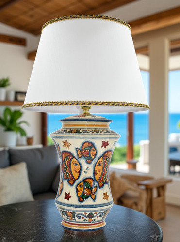 Lampe table céramique - lampe, en