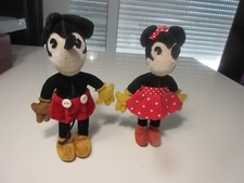 MICKEY ET MINNIE ANCIEN AVANT 1950  USA -  ORIGINAL - JOUET ANCIEN