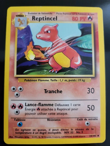 Carte pokémon reptincel - pokémon,