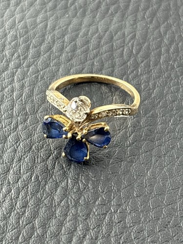 Bague 18k avec - avec, diamant