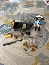 Playmobil : 4942 : Pirate Avec Barque Et Trésor