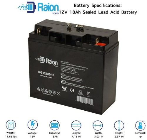 12v 18ah battery for vector - 12v,