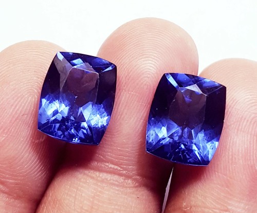 Naturel tanzanite bleue - bleue, 8