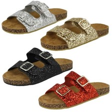 Sandales Mules À Paillettes