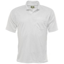 Homme Polos Bowling, Boulingrin T-Shirt Blanc Demi-manches Polo Sport BN