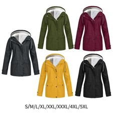 Veste Femme Manteau Imperméable Coupe-Vent Extérieur Hiver Chaud Randonnée