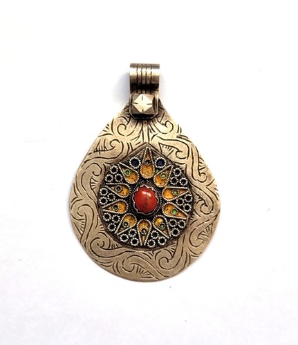 Pendentif berbère argent - pendentif,