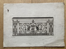 Gravure ancienne XVIIIe -