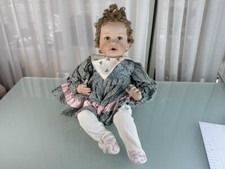 Poupée d'artiste poupée en porcelaine Yolanda Bello 55 cm. Excellent état