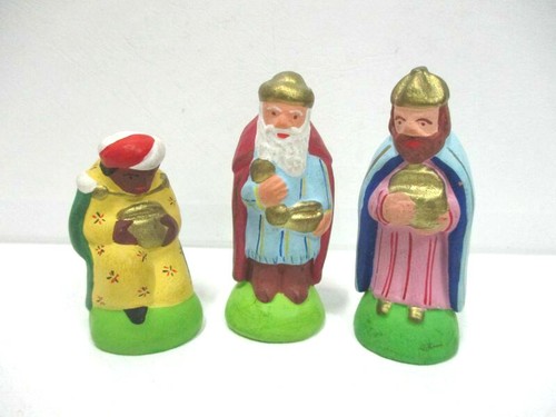 Santons terre cuite peint - santons,