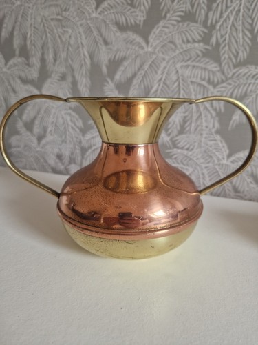 Vase poignées cuivre l - en,