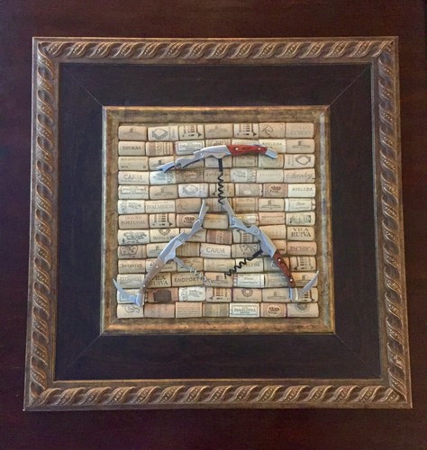 Handmade corkscrew cork - handmade, wall