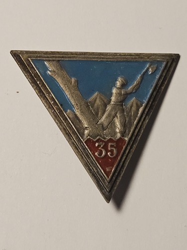 Ww2 rare insigne cjf - insigne,