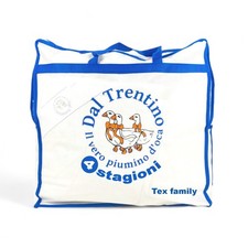 Duvet d'oie du Trentin 4 saisons, 2 couettes séparables, doux, polyvalent, 50% d