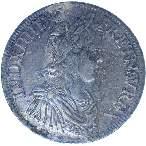 Louis xiv écu mèche - à, la