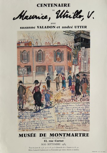 Utrillo valadon utter poster - utter,