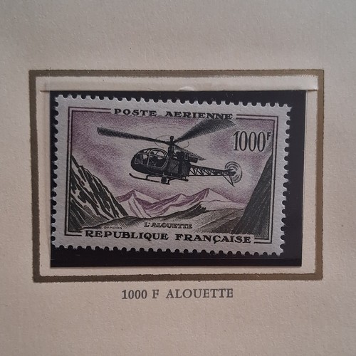 France poste aérienne 1000f - france,