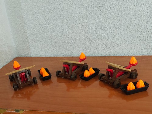 Playmobil catapultes - x3,