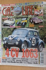 GAZOLINE N°92 RENAULT 4CV 1063 / SUNBEAM ALPINE / BUGATTI 57 / JIDE / R12 / P60