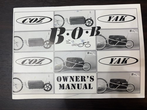 Bob yak owner manual - bob,