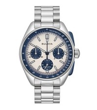 Bulova 98K112 Lunar Pilote Moon-Watch 1971 Archive-Series Bleu/Blanc Avec
