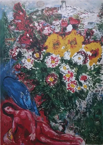 Marc chagall le bouquet - marc, :