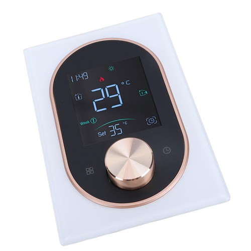 Smart thermostat touchscreen - smart, thermostat,