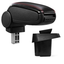 Accoudoir Central Fois Cuir Référence Noir/Rouge pour Suzuki SX4 2006-