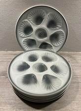 Lot 6 Assiettes à Huîtres