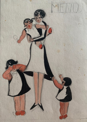 Rare dessin gouache projet - dessin,