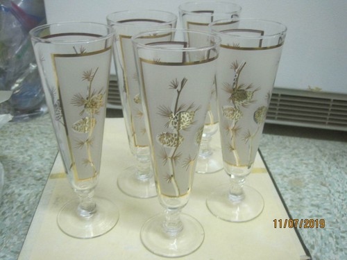 Vintage 1950 libbey - 5, beer