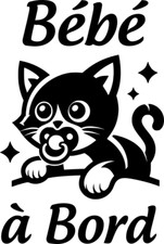* 1 Sticker  Bébé à Bord *