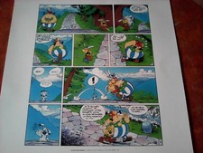 Sérigraphie Astérix Obélix