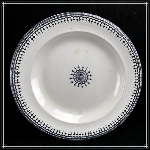 Plat faience de - plat,