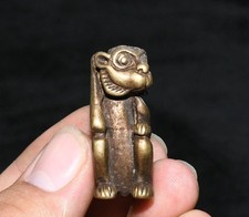 1" ancien laiton assis