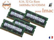  32GB 16GB ou 8GB RAM Memoire SO-DIMM 1600Mhz pour iMac 2012 2013 2014 2015