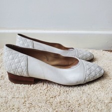 Ballerines En Cuir Matelassé