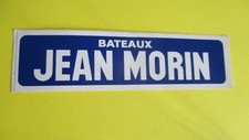 sticker vintage bateaux Jean Morin 4 cm / 15,5 cm