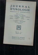 livre journal d'urologie